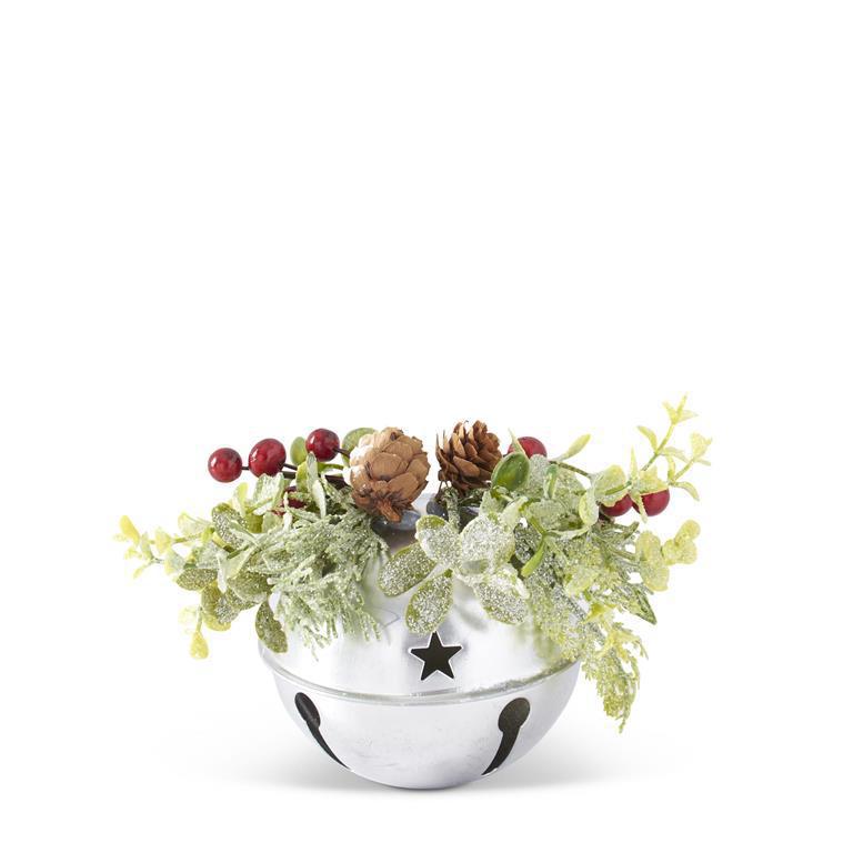 Bell w/red berries & Pine cone