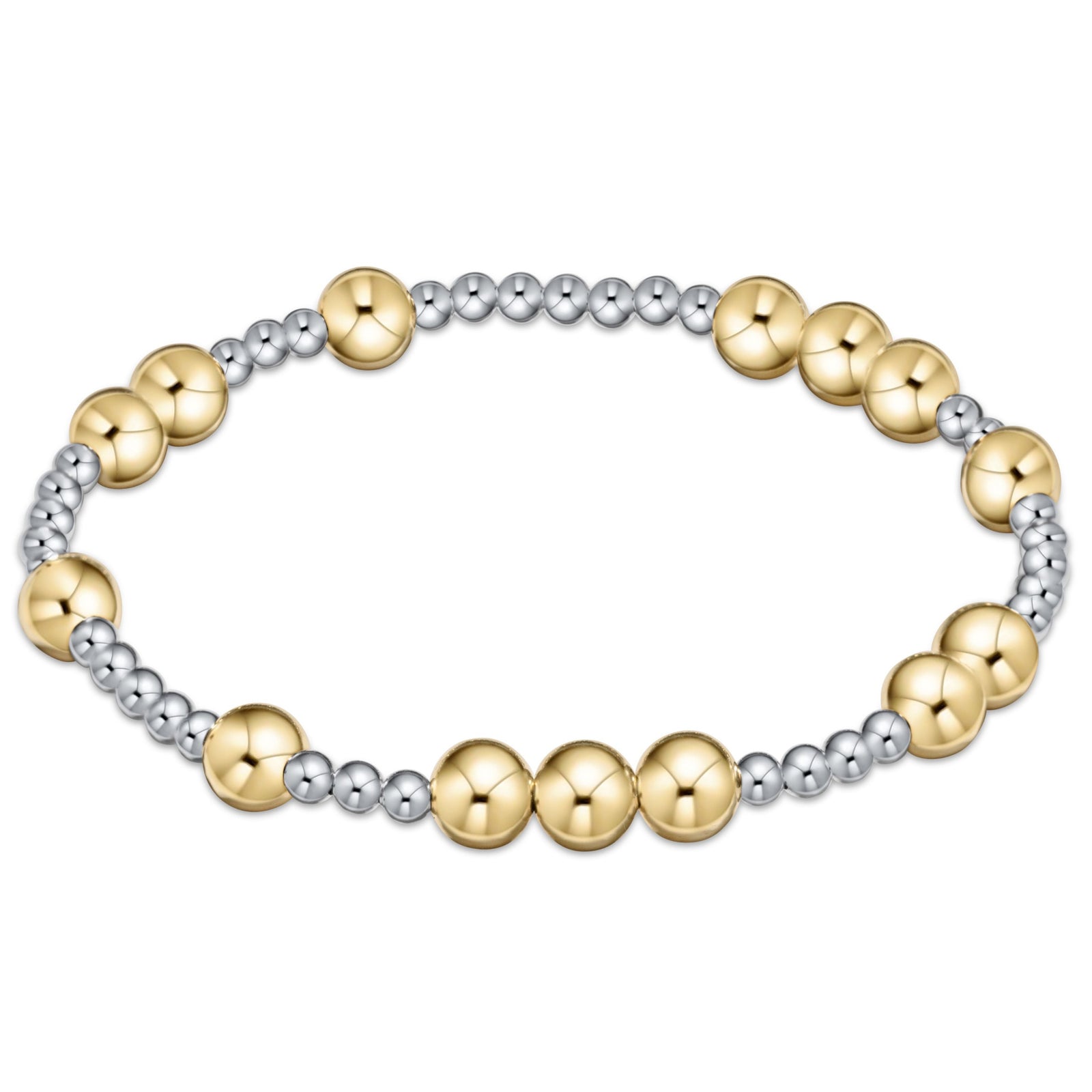 E Newton Hope Unwritten Bead Bracelet - Mixed Metal, view 2