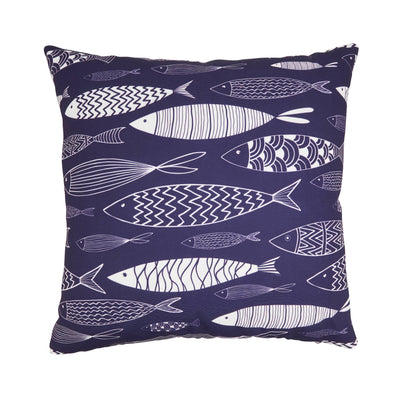 School of Fish Outdoor Pillow