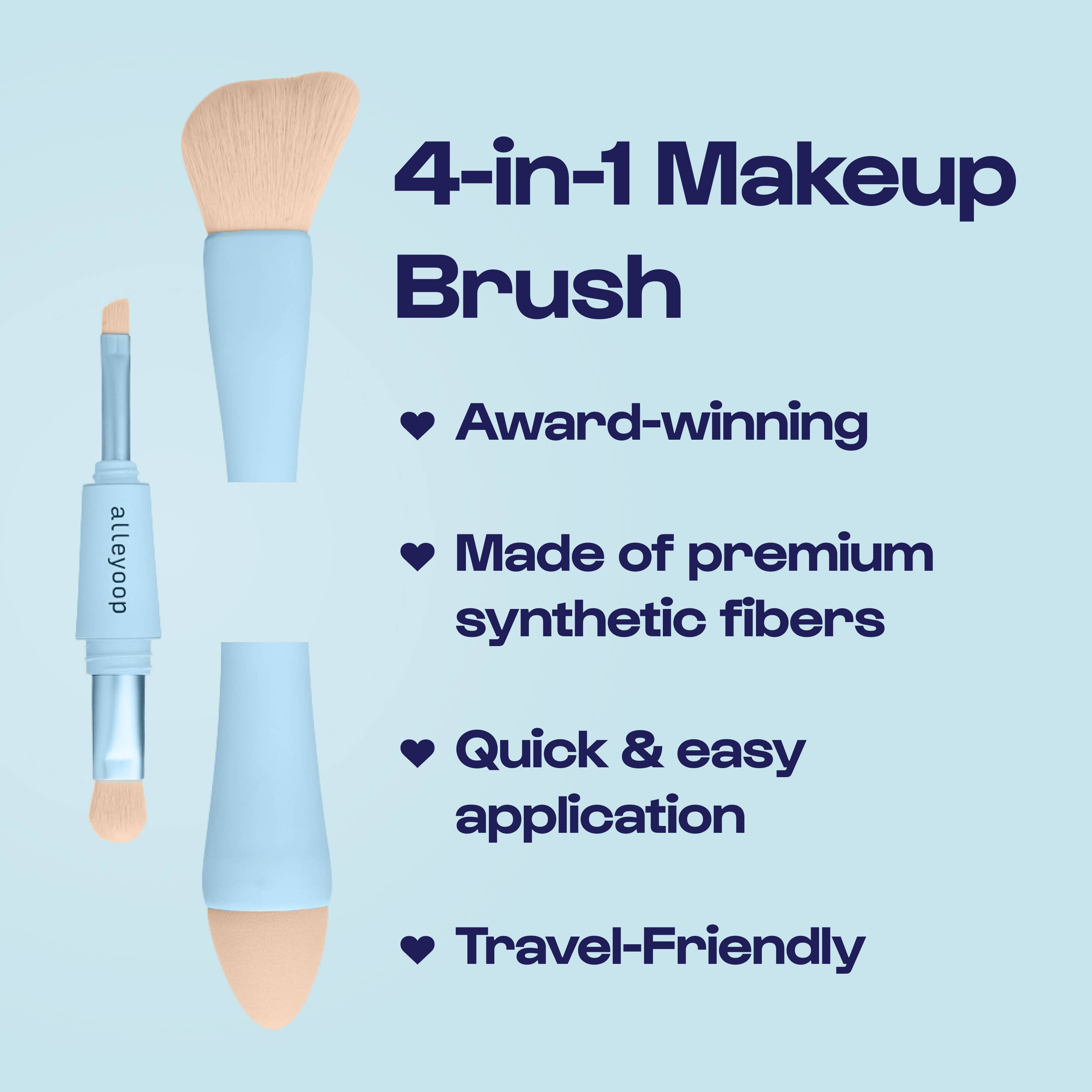 4-in-1 Makeup Brushes