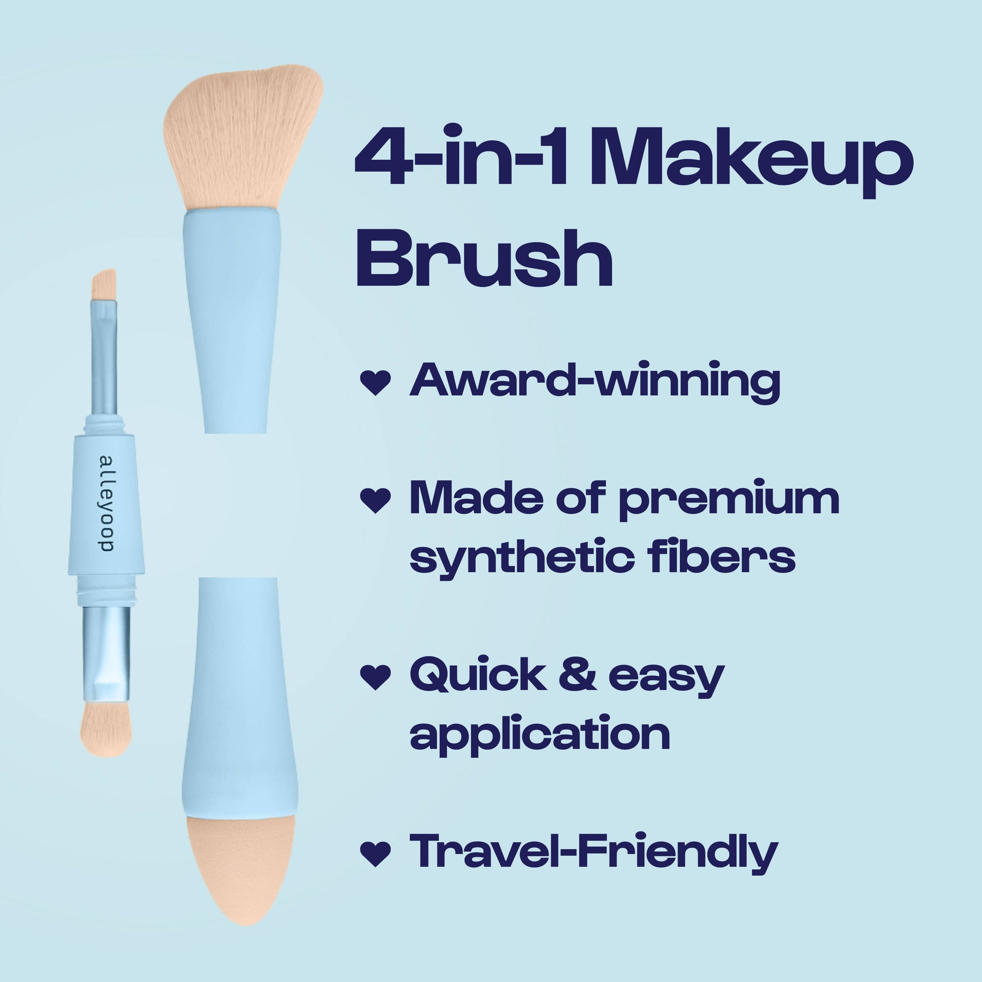 4-in-1 Makeup Brushes