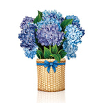 FreshCut Paper Mini Hydrangeas Pop-Up Card | 3D Card | Fabvilla