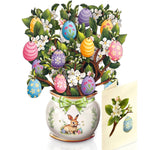 FreshCut Paper Easter Egg Tree Pop-Up Card 3D Card Fabvilla