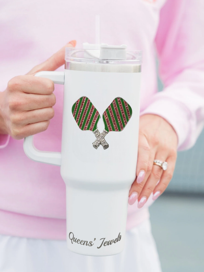 Jeweled Tumbler -40oz-Pickleball