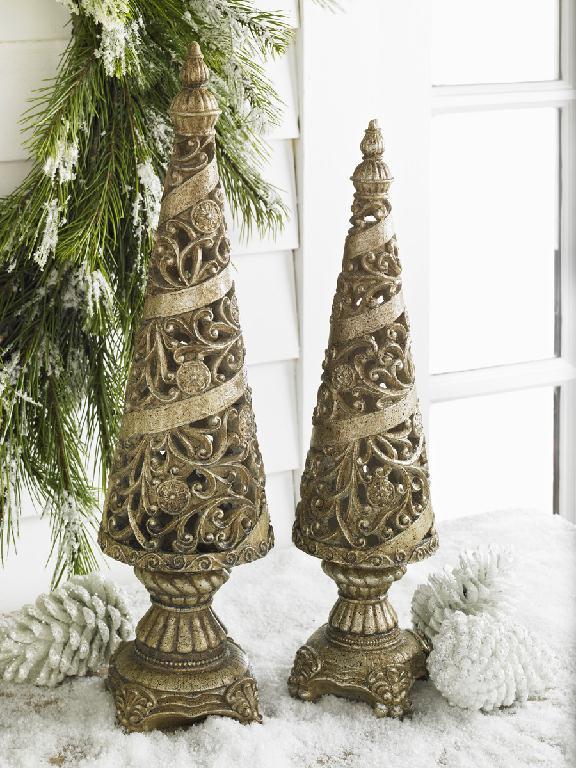 Glitter Pinecones