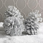 Glitter Pinecones