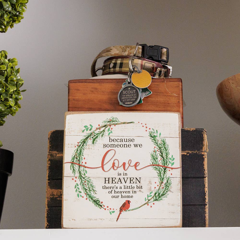 Heaven in our Home Wooden Block
