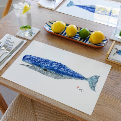 Whale Placemat Vinyl Placemat