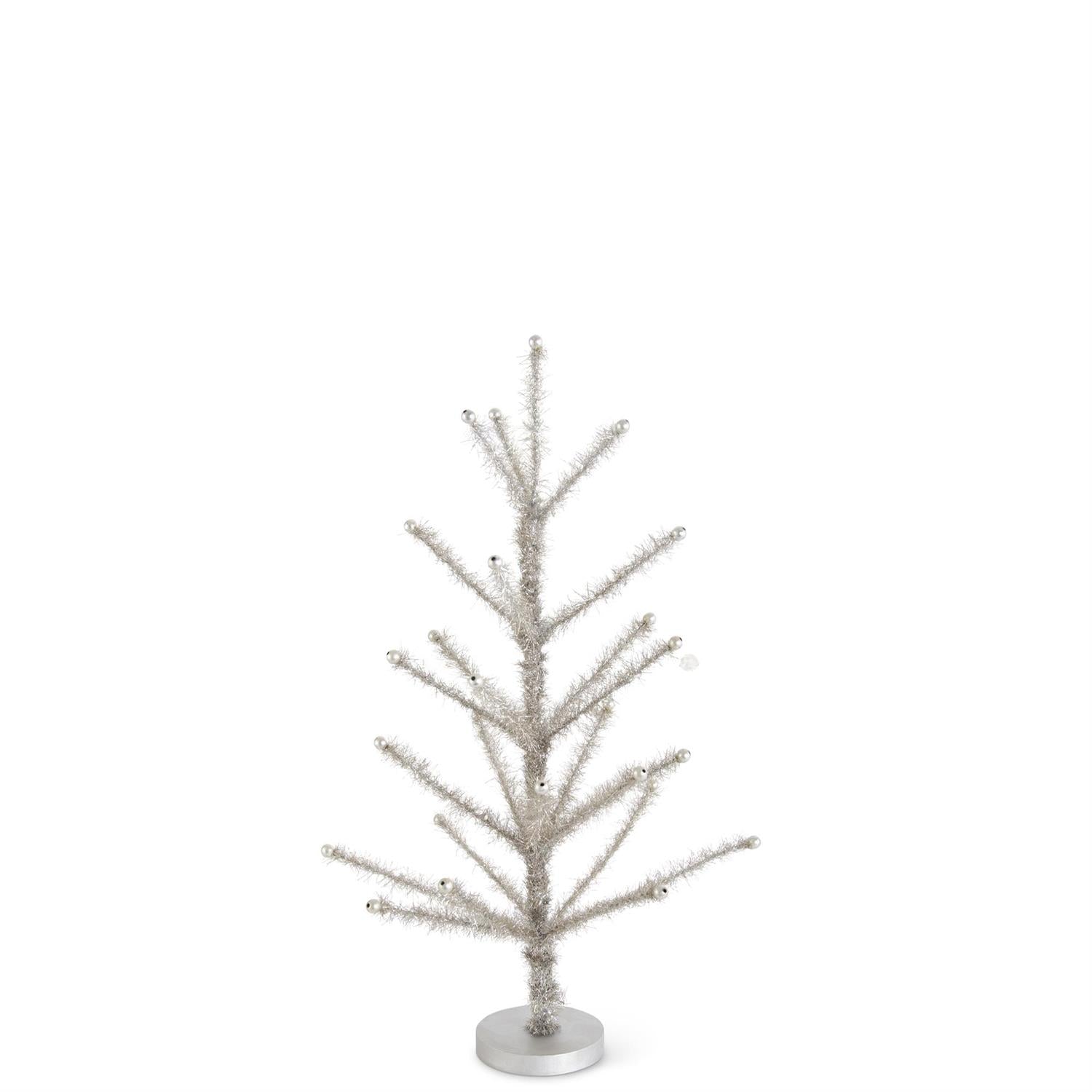 Pewter Tinsel Tree