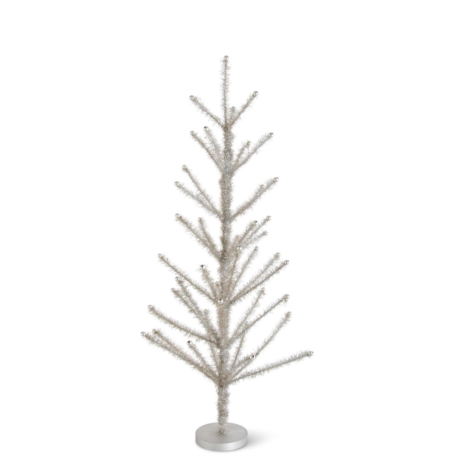 Pewter Tinsel Tree