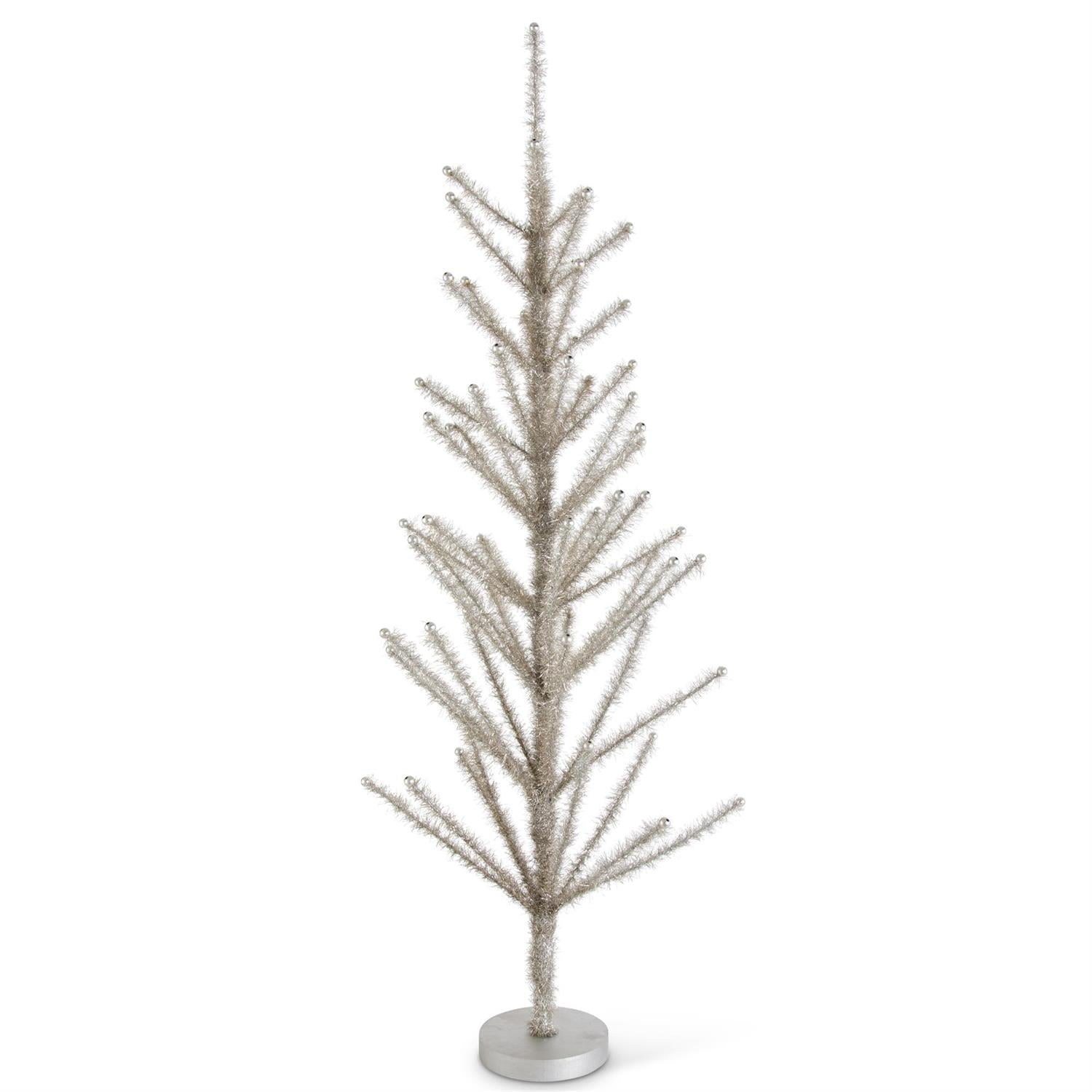 Pewter Tinsel Tree