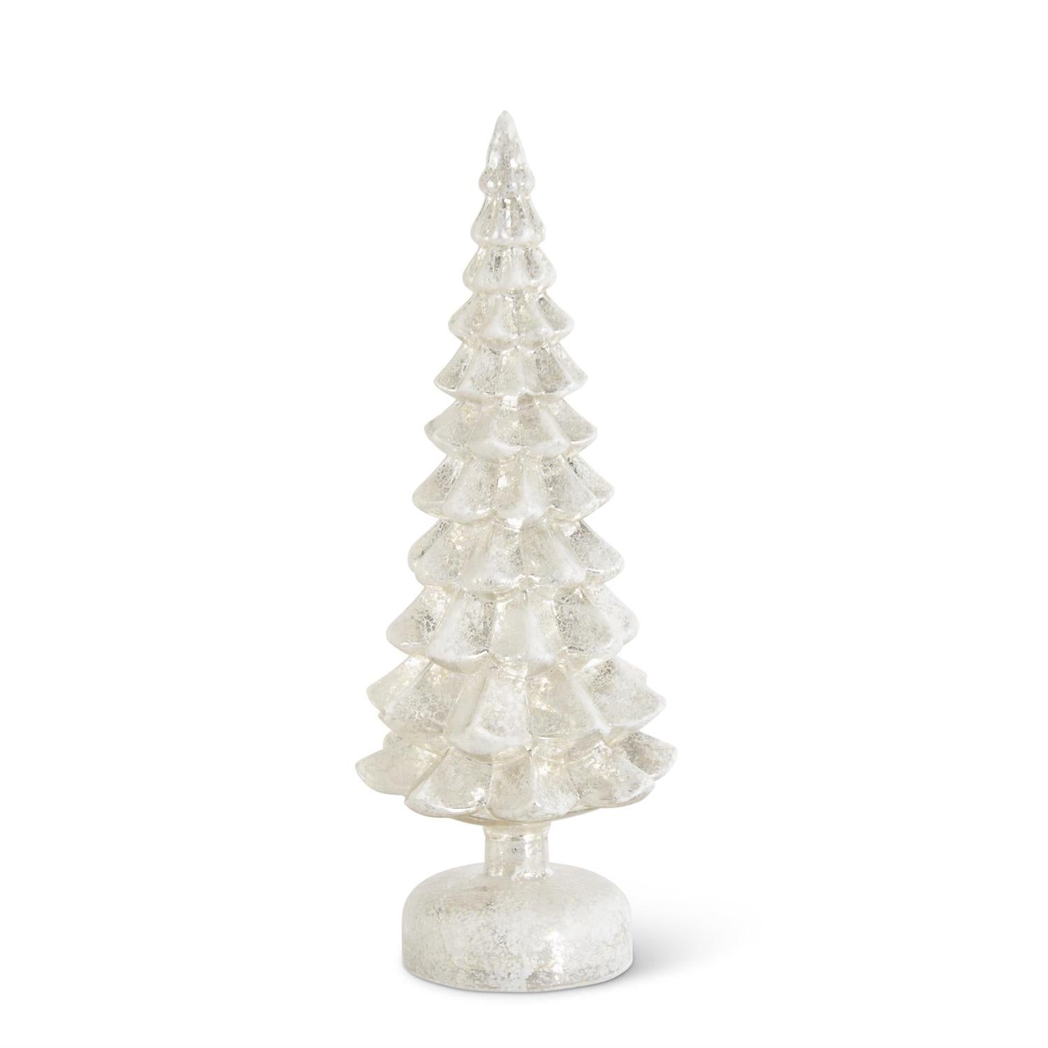 Mercury Glass Tree on Pedestals