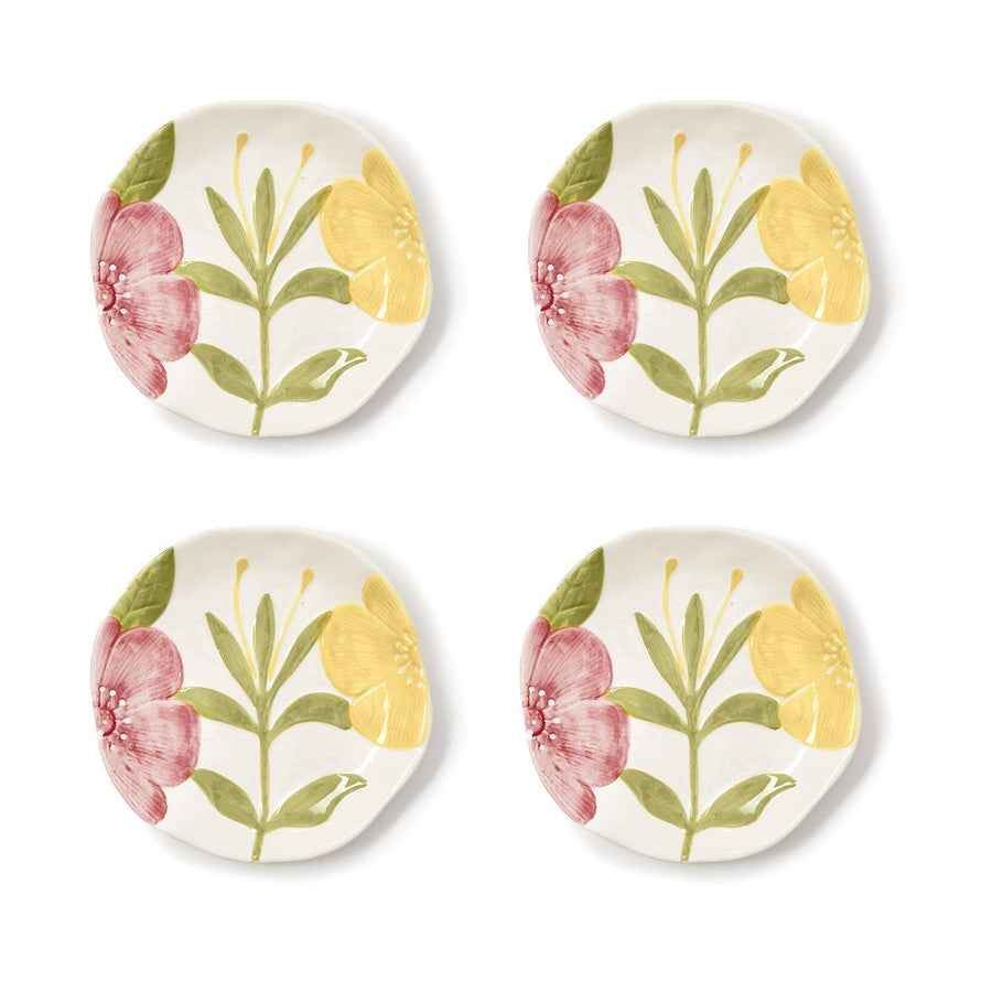 Floral Tidbit Plate