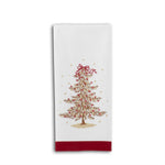 Cardinals & Tree Towel w/Sequins