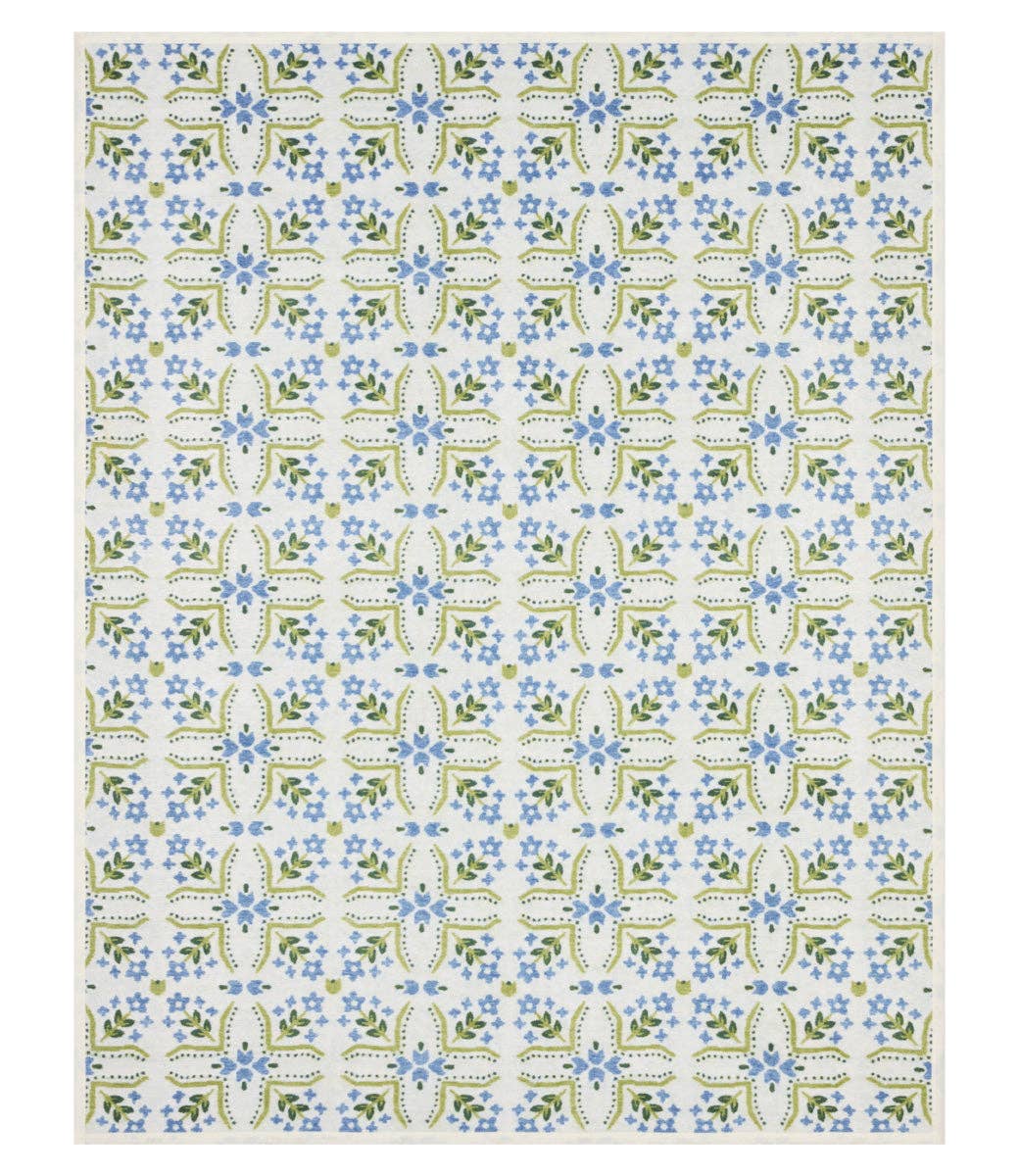 Farmhouse Flowers Blanket