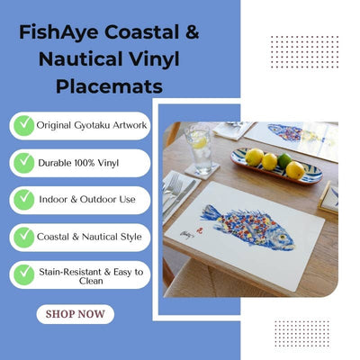 Star Banner Fish Vinyl Placemat