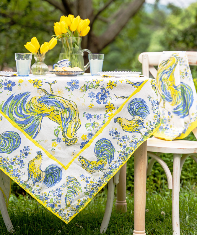 Provence Rooster Tablecloth