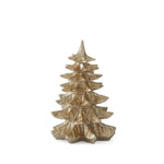 Gold Glittered Resin Christmas Trees