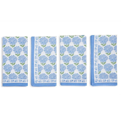 Hydrangea Set of 4 Napkins- twos