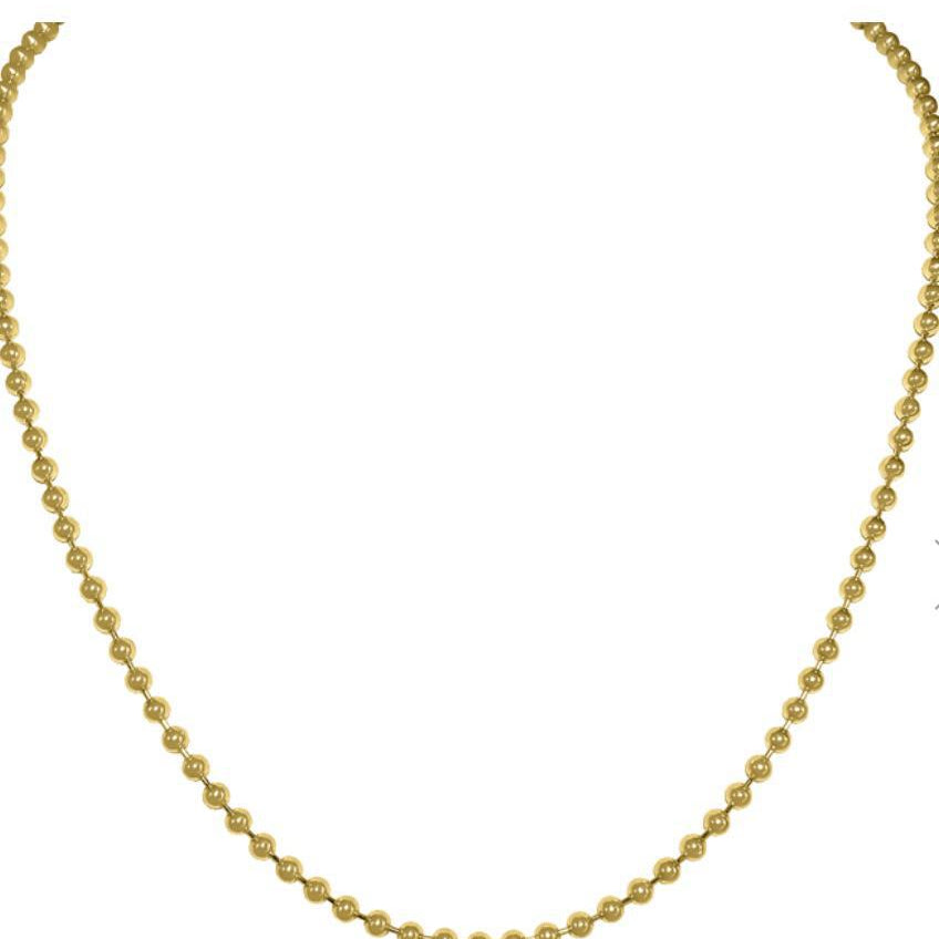 Lola Chain Gold Ball 2mm