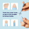 4-in-1 Makeup Brushes