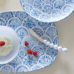 Mariposa Pearled Spreader in white, styled