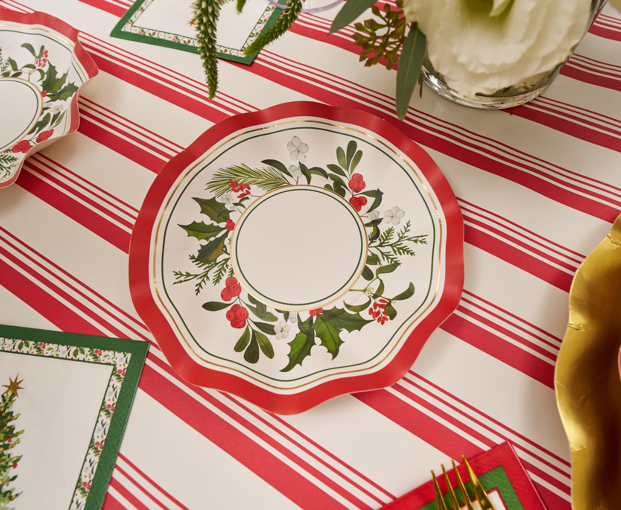 Home for the Holidays Paper Appetizer Bowl