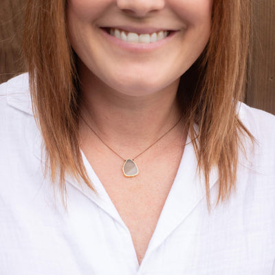 Aqua Chalcedony Necklace