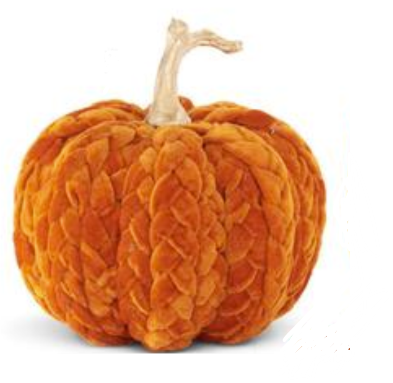 8" Braided Pumpkin