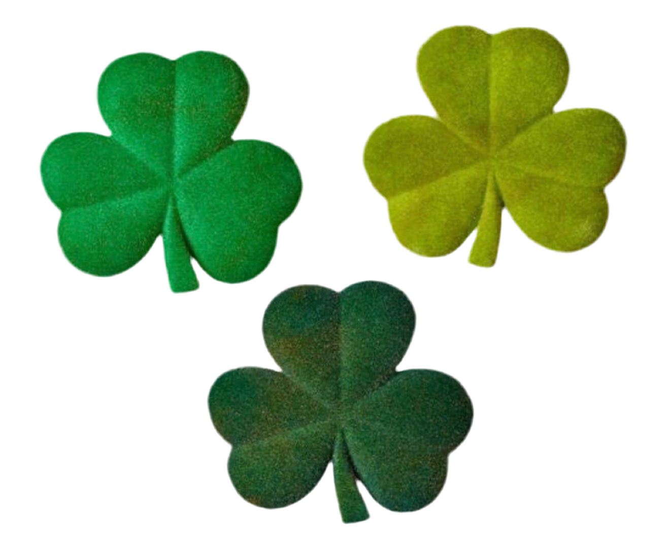 Flocked Shamrock