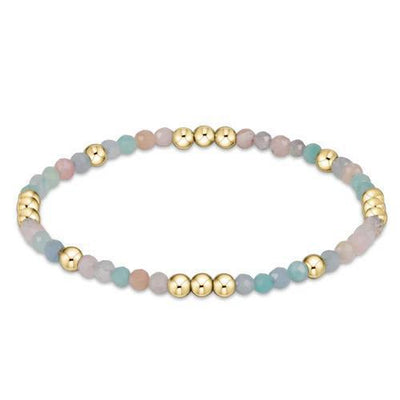 Worthy Pattern 3mm Bead Bracelet