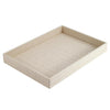 Vinyl Wicker Rectangular Tray