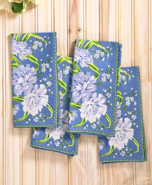 Blue Sacha Napkin Set of 4
