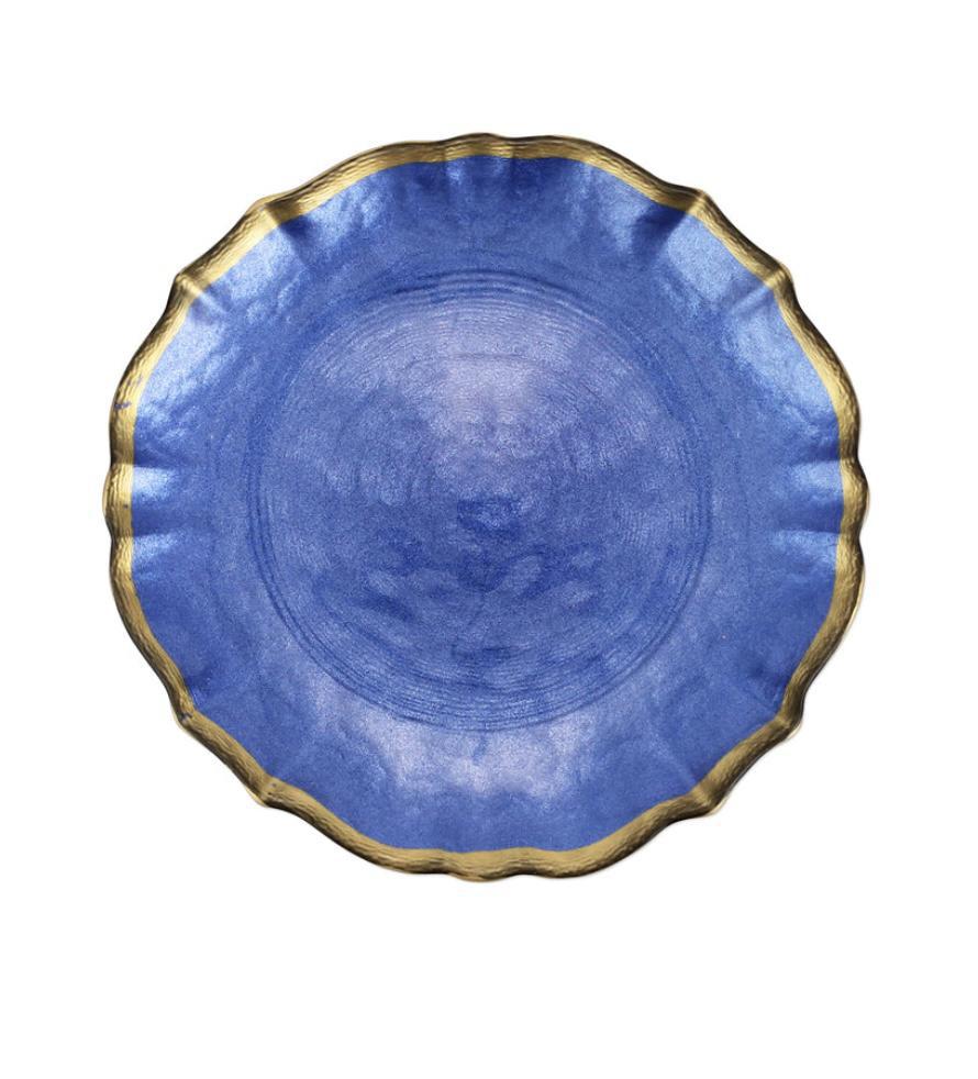 Baroque Glass Cocktail Plate