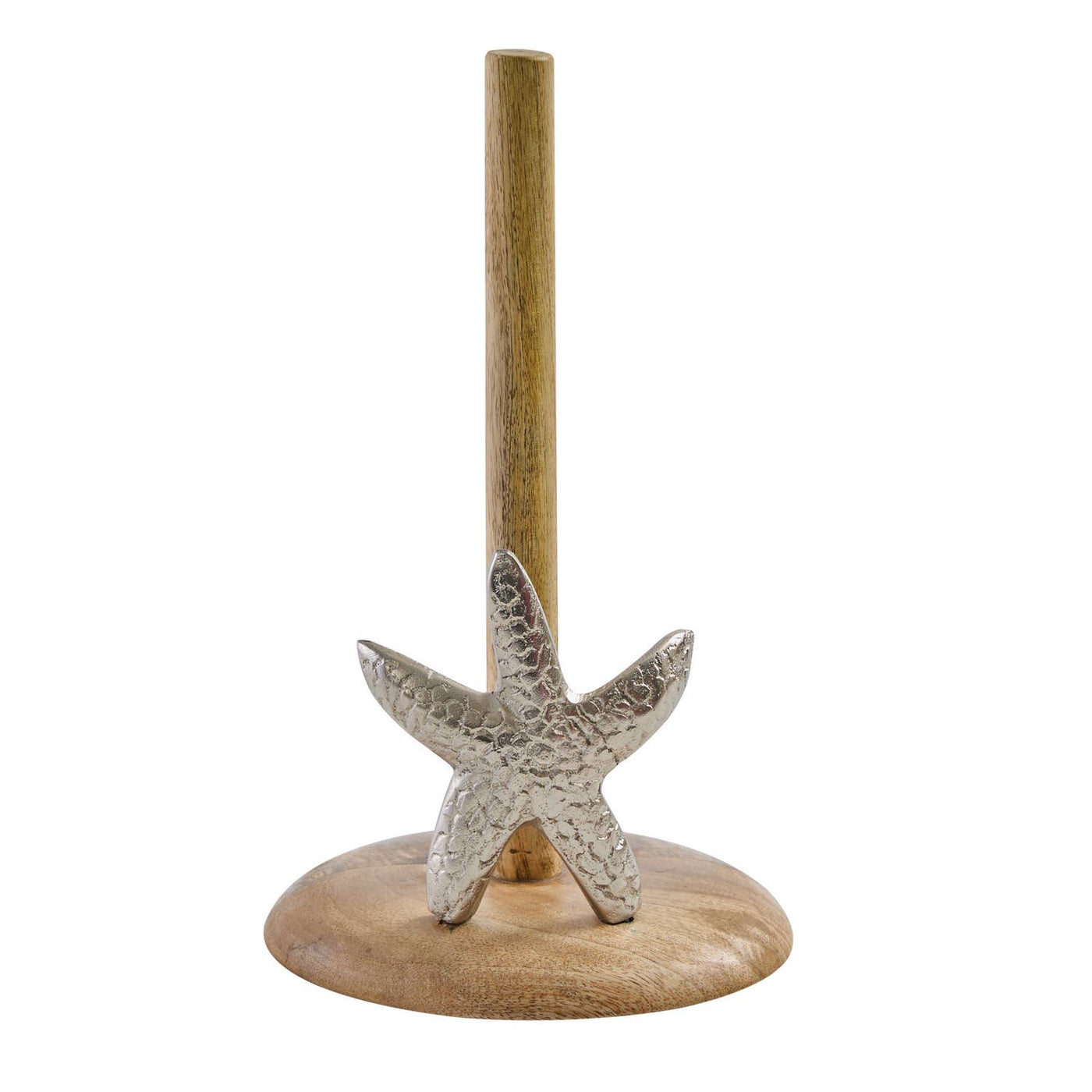Silver Starfish Paper Towel Holder
