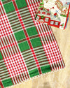 Brightly Colored Holly Plaid Runner by April Cornell