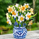 FreshCut Paper Mini Daffodils Pop-Up Card 3D Card Fabvilla