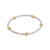 Signature Cross Small Pearl 3mm Bead Bracelet - Gold