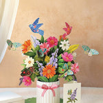 FreshCut Paper Enchanted Garden Pop-Up Card 3D Card Fabvilla