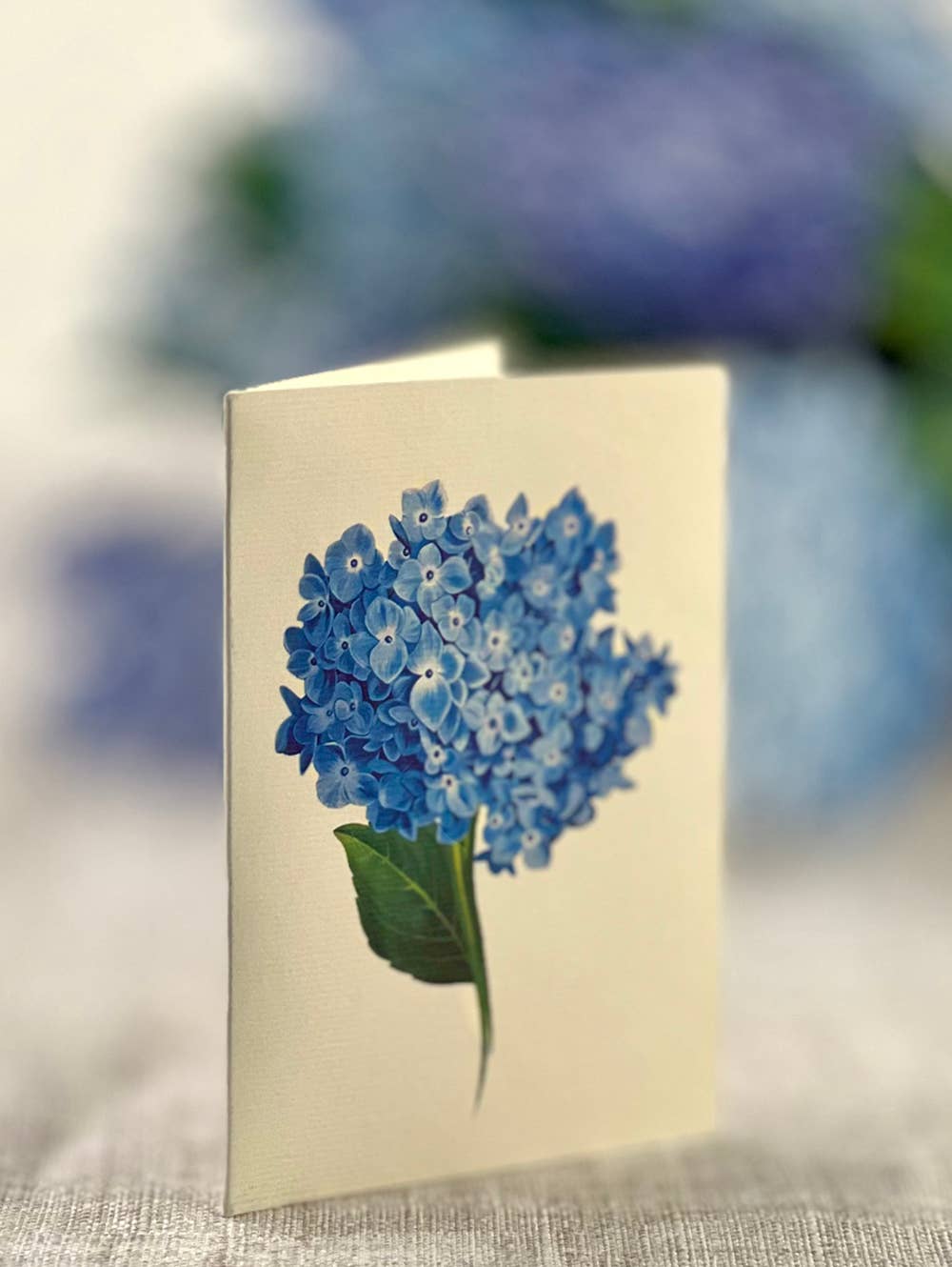 FreshCut Paper Nantucket Hydrangeas Pop-Up Card 3D Fabvilla