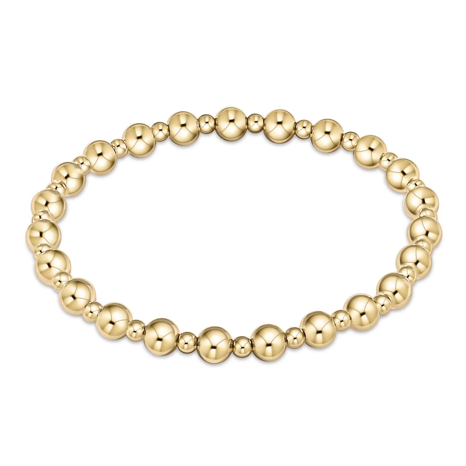 Dignity Grateful Pattern Bracelet - Gold