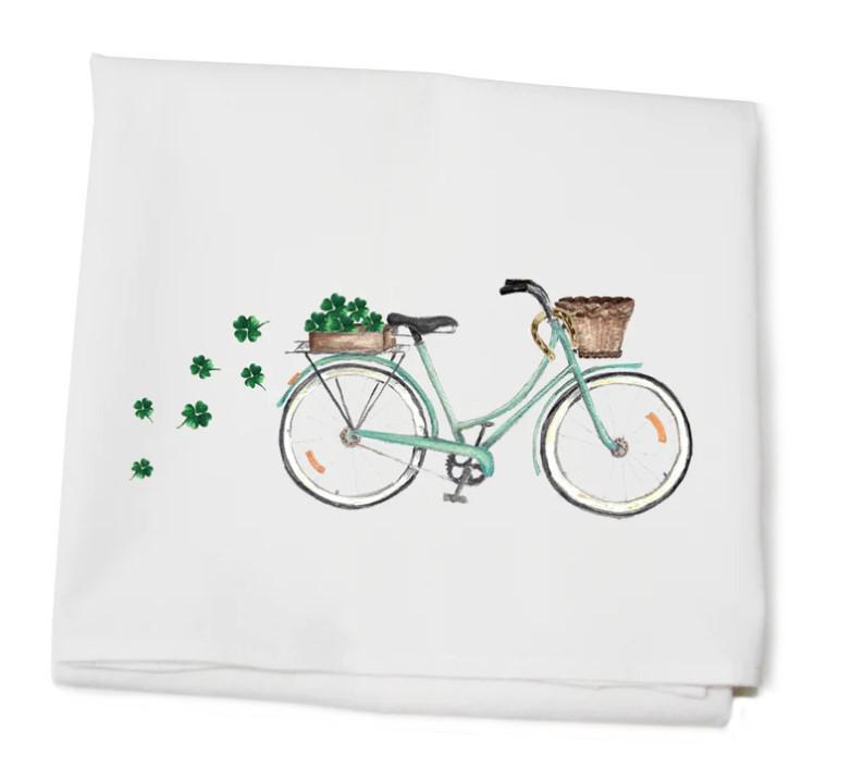 Bike Tea Towel- Shamrock