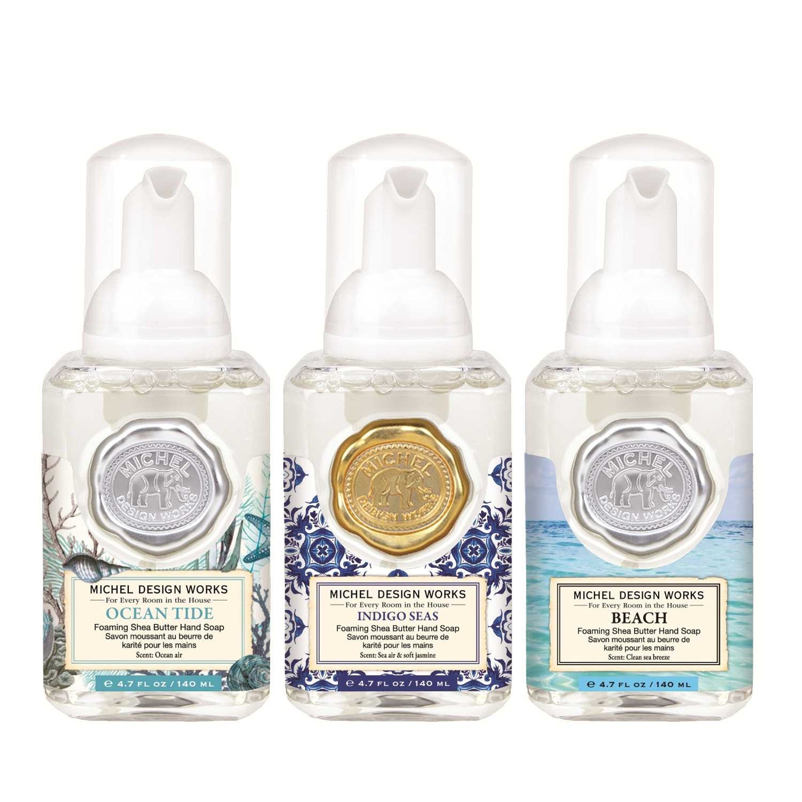 Michel Design Works Seaside Mini Foaming Soap Set