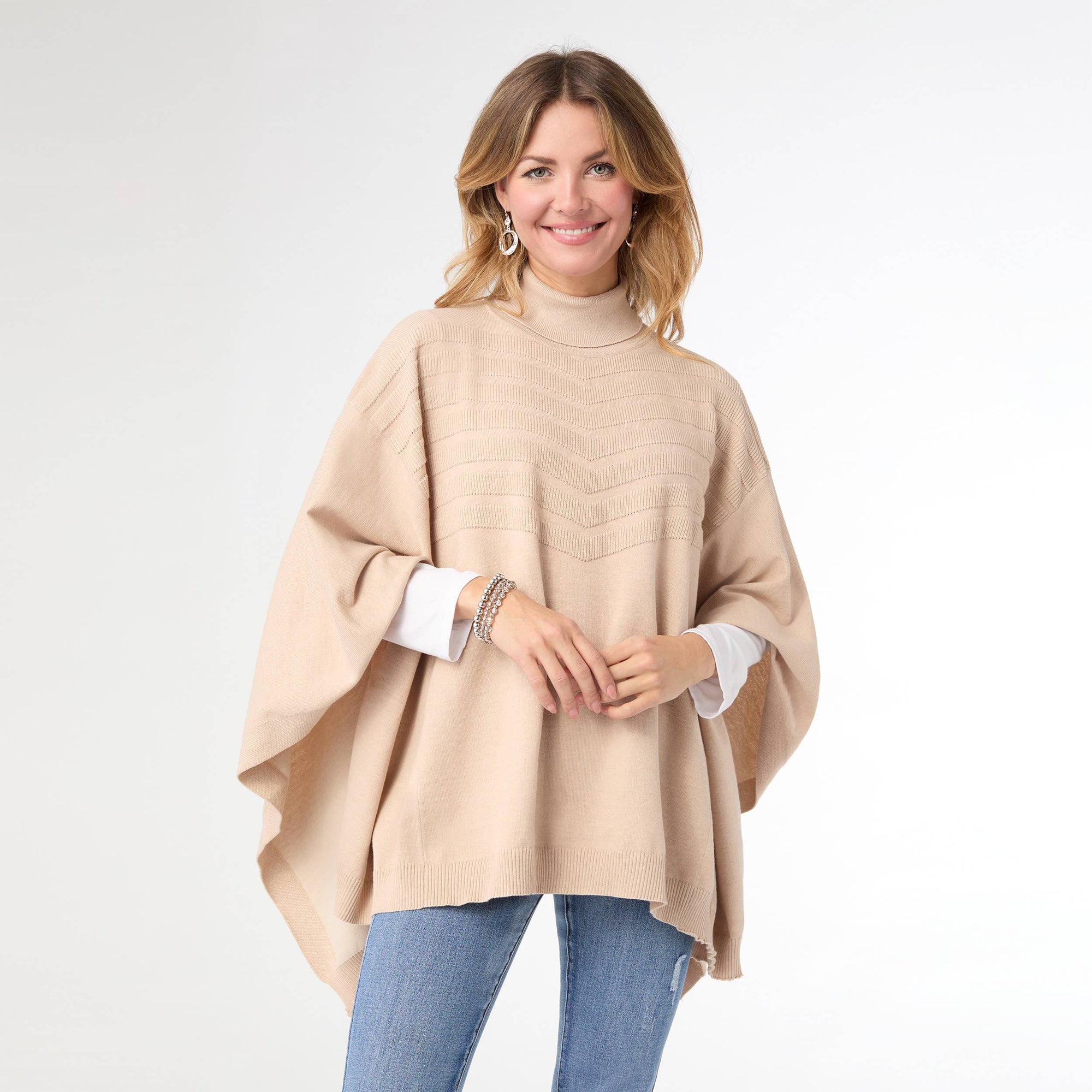 Selina Turtleneck Poncho