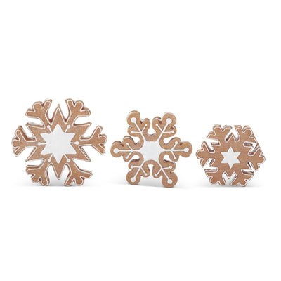 Gingerbread Snowflake Cookies