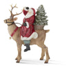 Santa Riding Reindeer