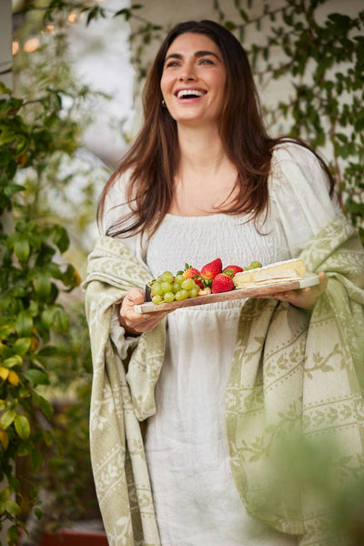 Springtime Stripe Lightweight Blanket