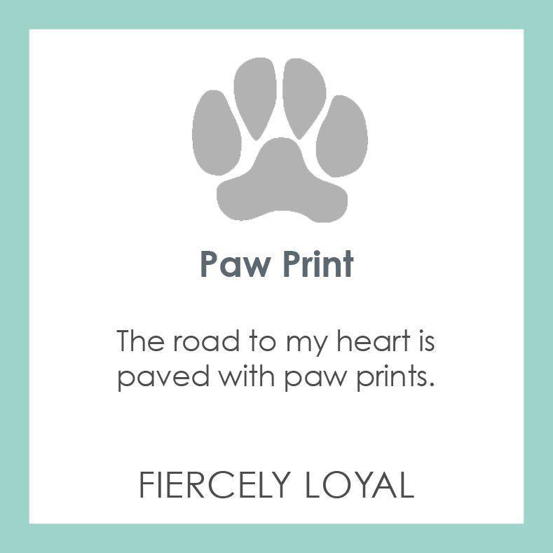 Lola Pendant- Paw Print