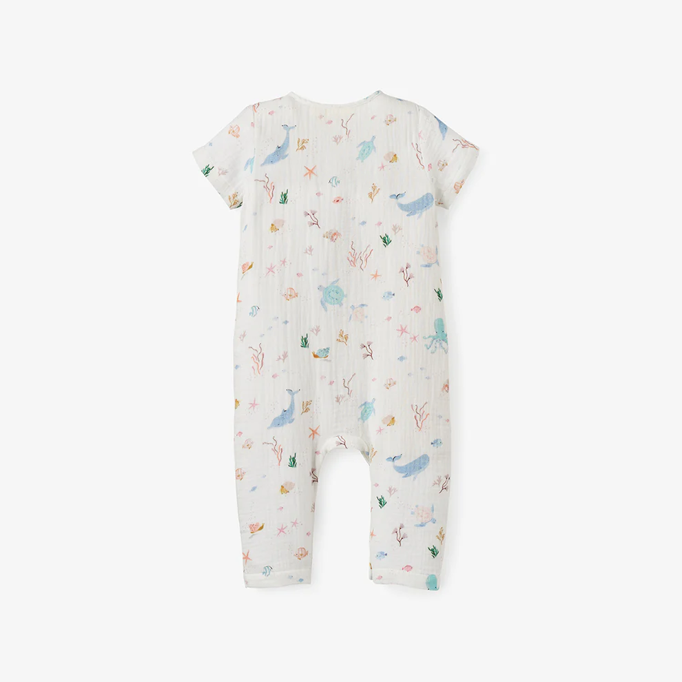 Ocean Muslin Jumpsuit