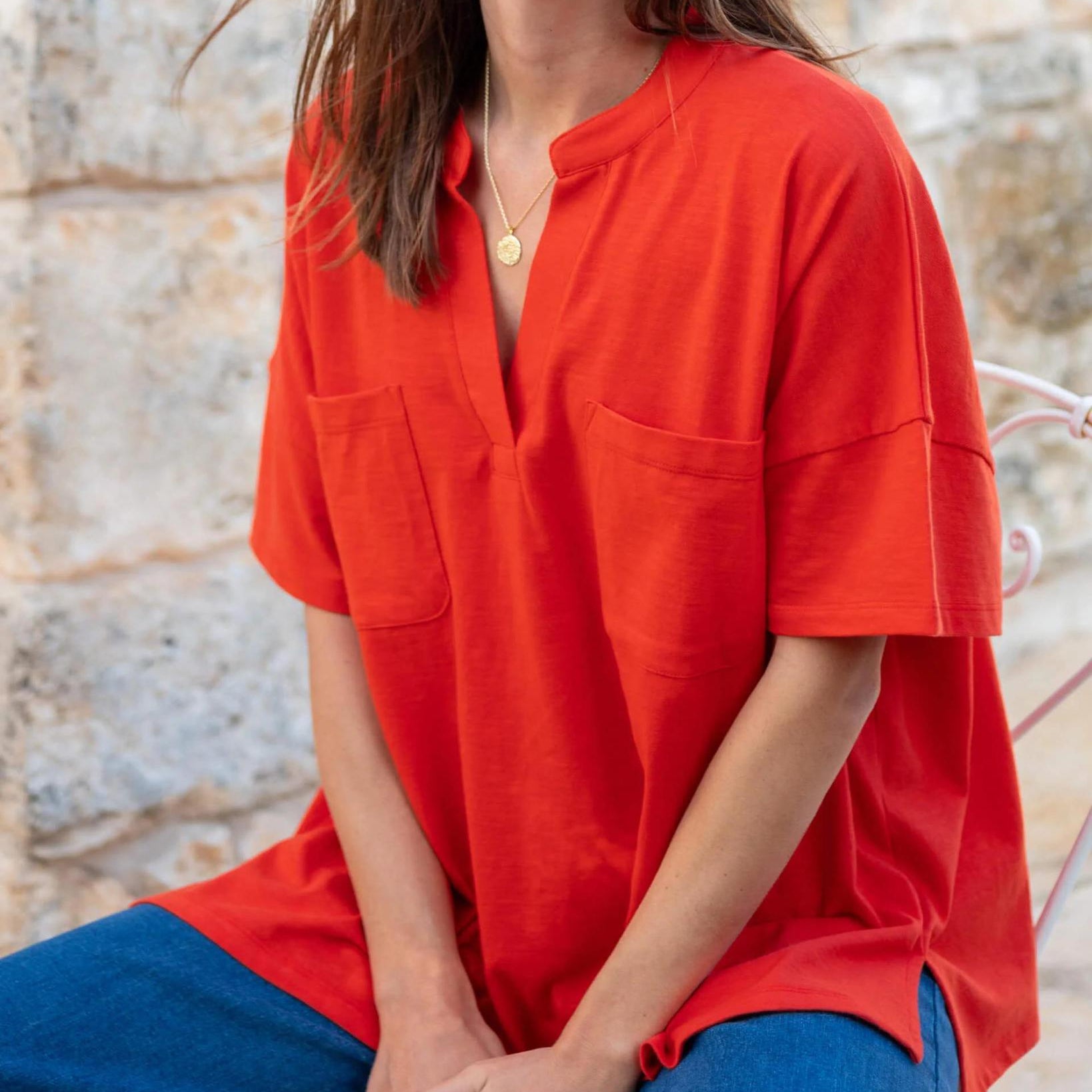 Amelia Pocket Tee